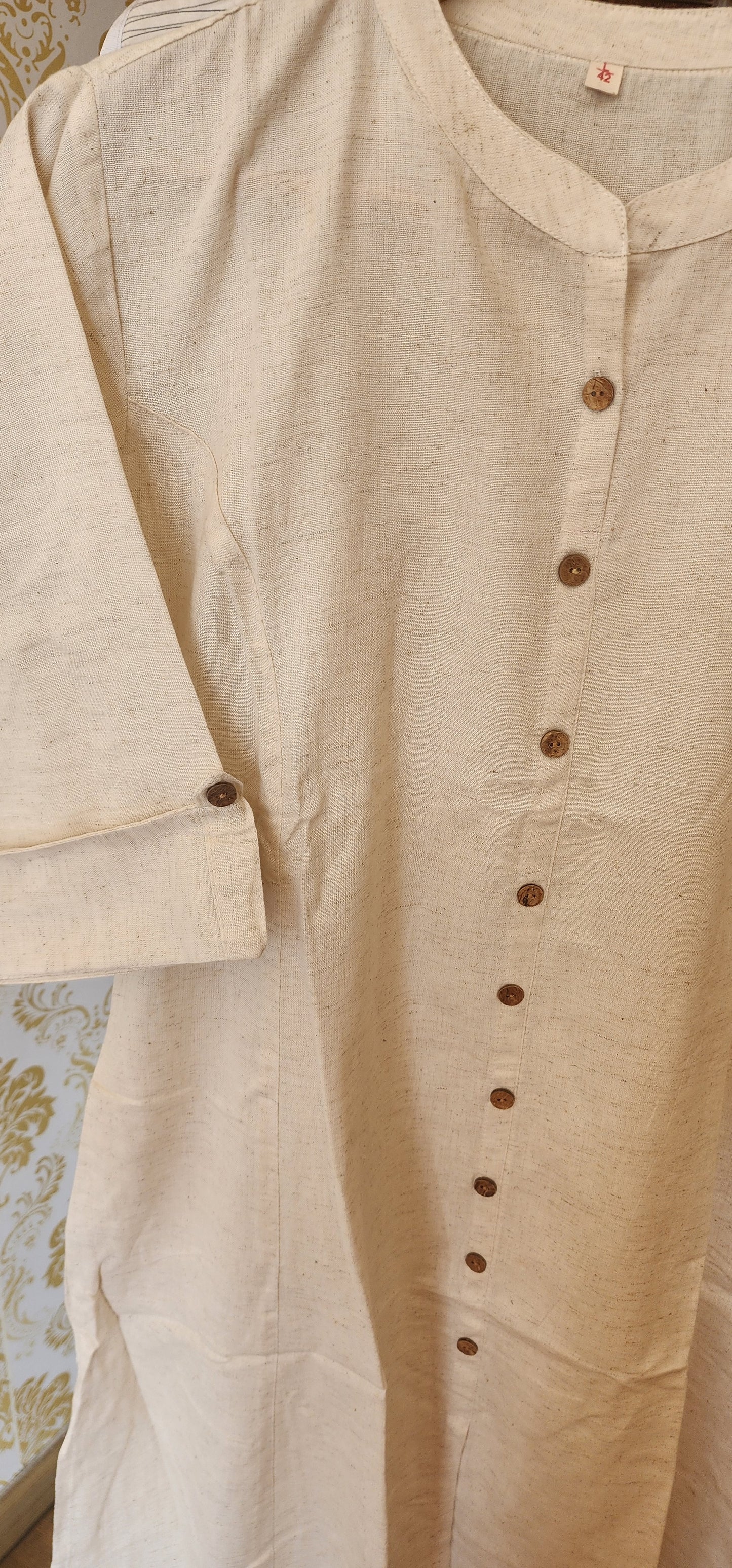 Off white handloom kurti – Attire By Ayaana