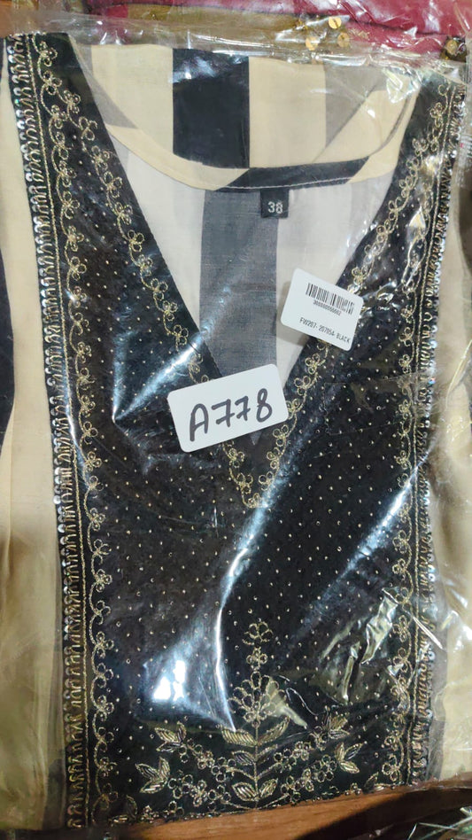 Black strips two piece cordset (A778)