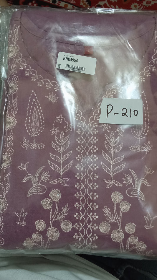 Pure linen two piece set (P210)