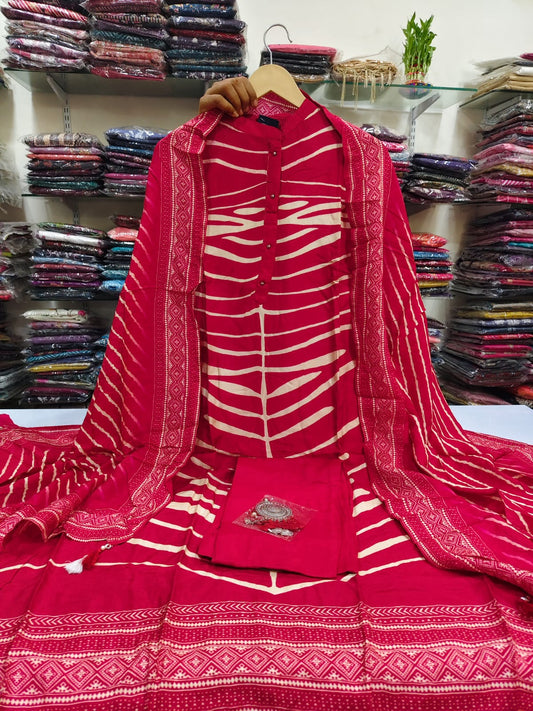 Pure russian silk three piece set (A386)