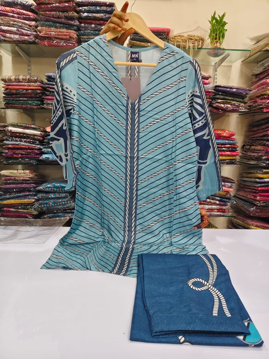 Pure muslin two piece cordset (A434)
