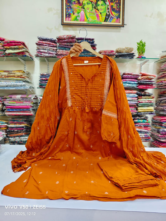 Mustred thread work three piece set (A180)