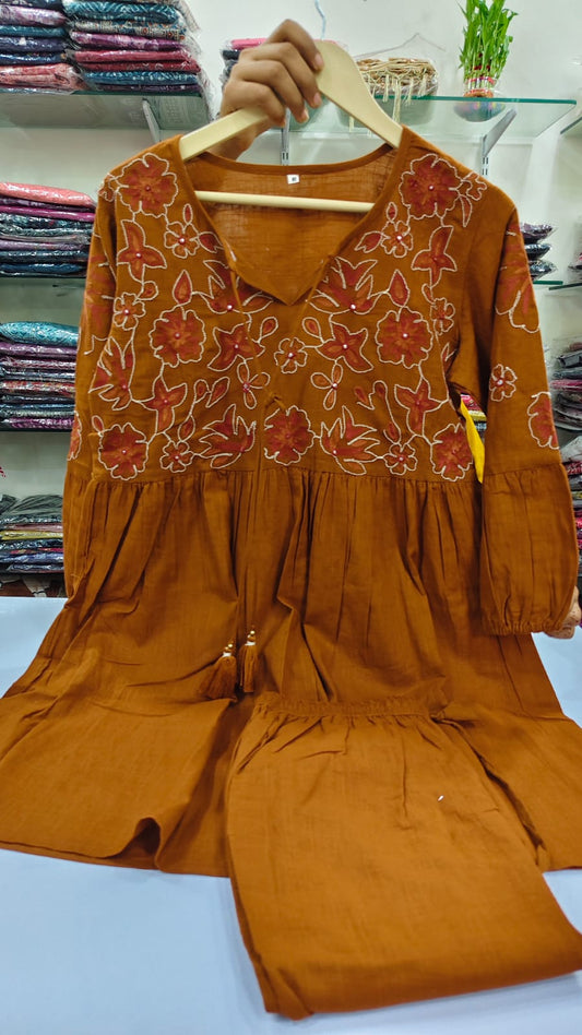 Mustred fully thread work two piece cordset (A561)