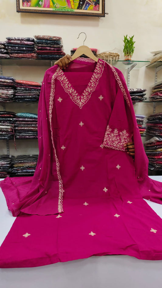 Bright pure cotton three piece set (A574)