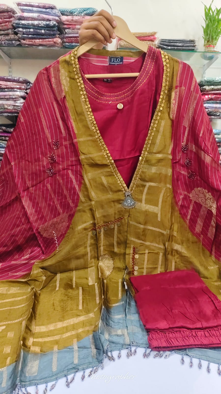 Designer cap style three piece set (A777)