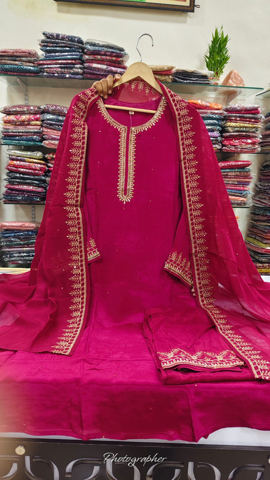 Pure silk three piece set (A1195)