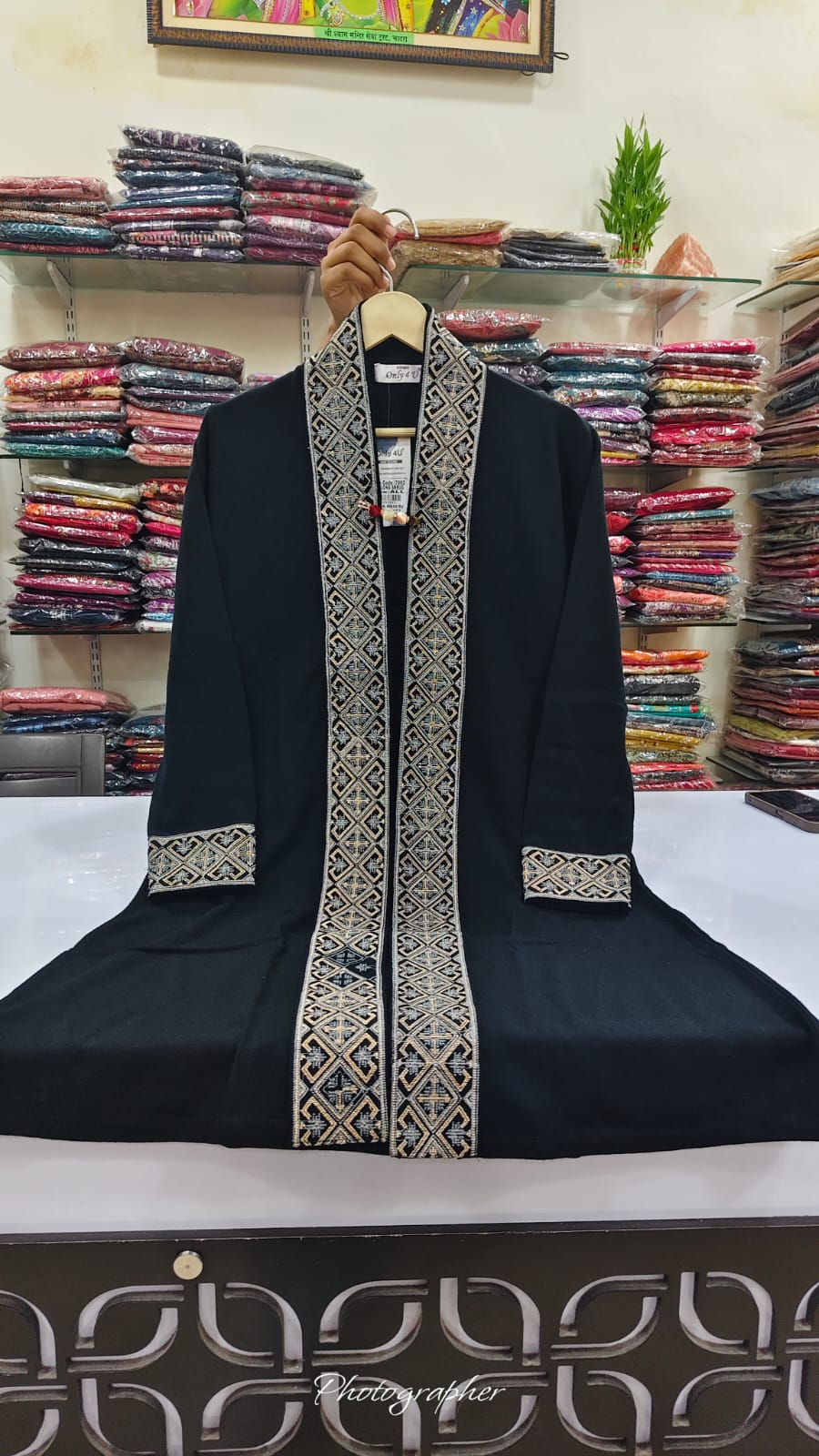 Pure kinted fully embroidered shrug (Z3)