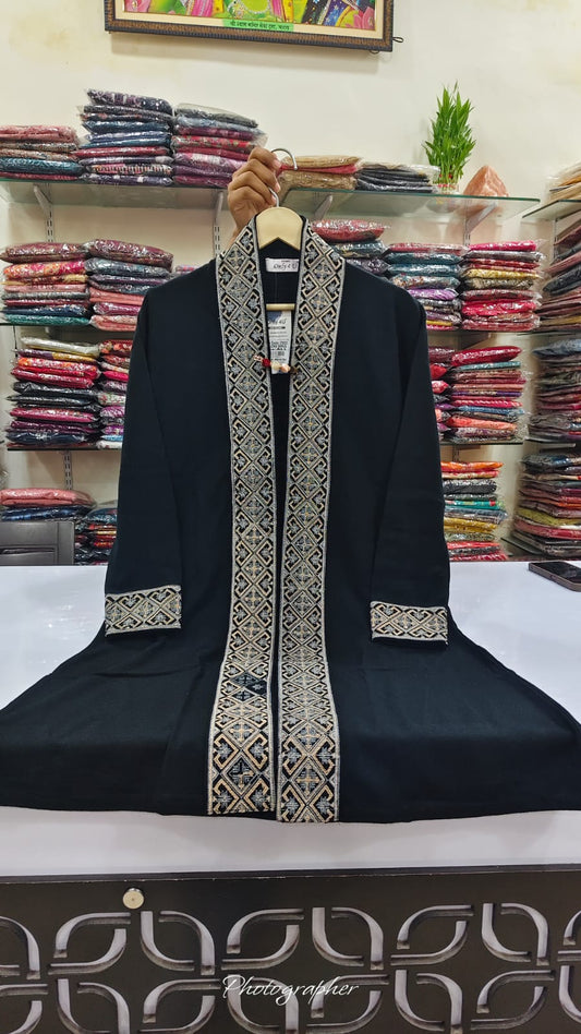 Pure kinted fully embroidered shrug (Z3)