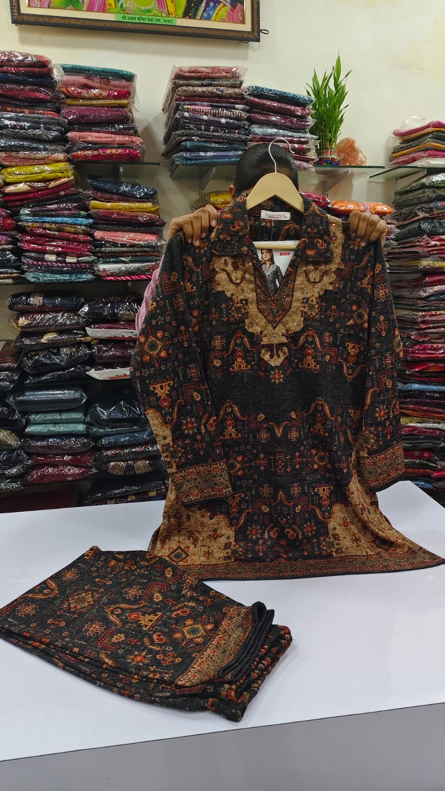 Premium pure warm Karachi digital print cordset(Z11)