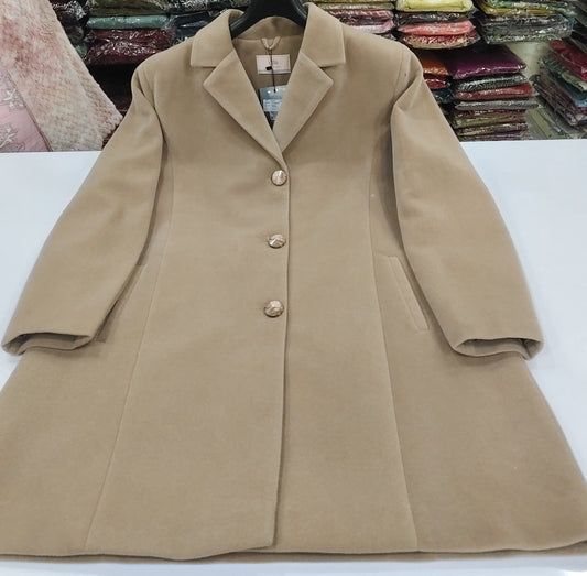 Premium plus size warm long mouse clr long blazer (B17)