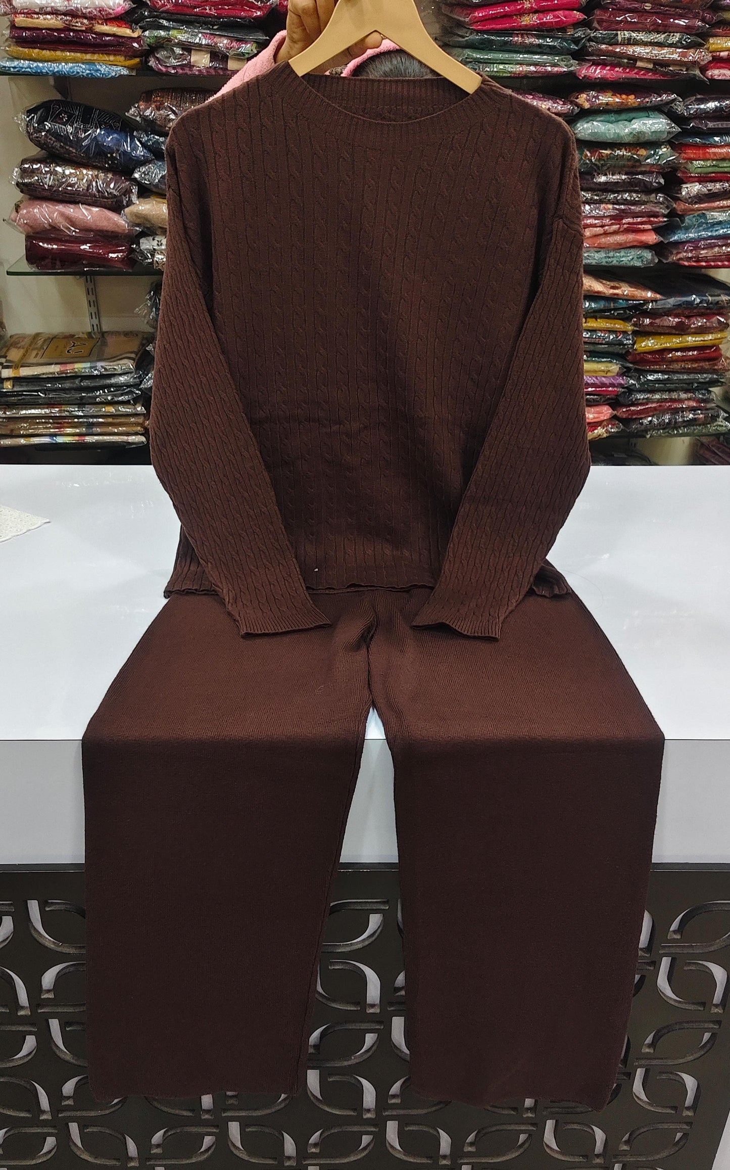 Premium warm knitted cordset (B40)