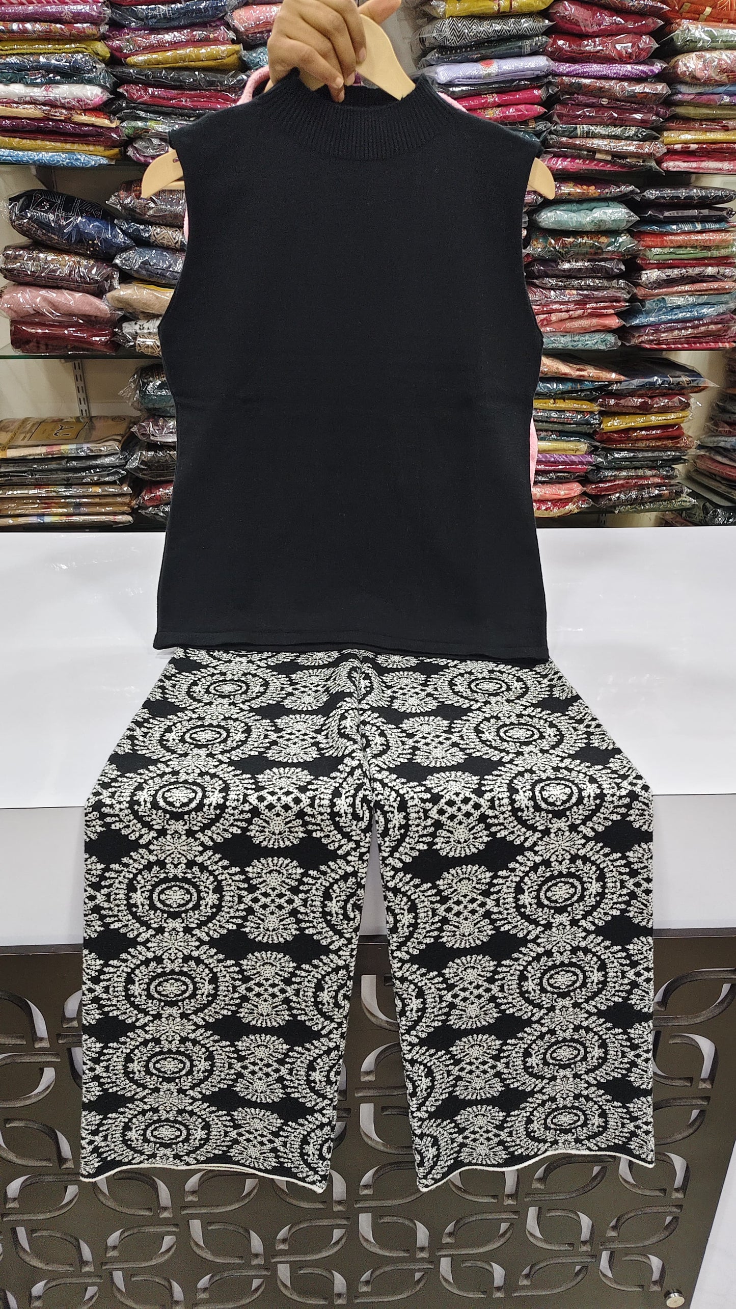 Premium knitted warm detachable shrugcordset (B39)