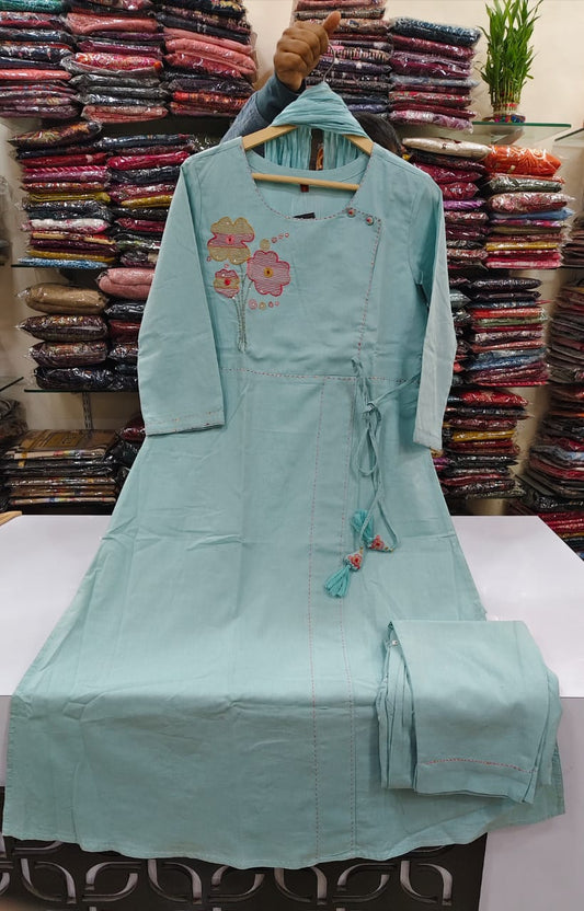 Powder blue three piece set (A1618)