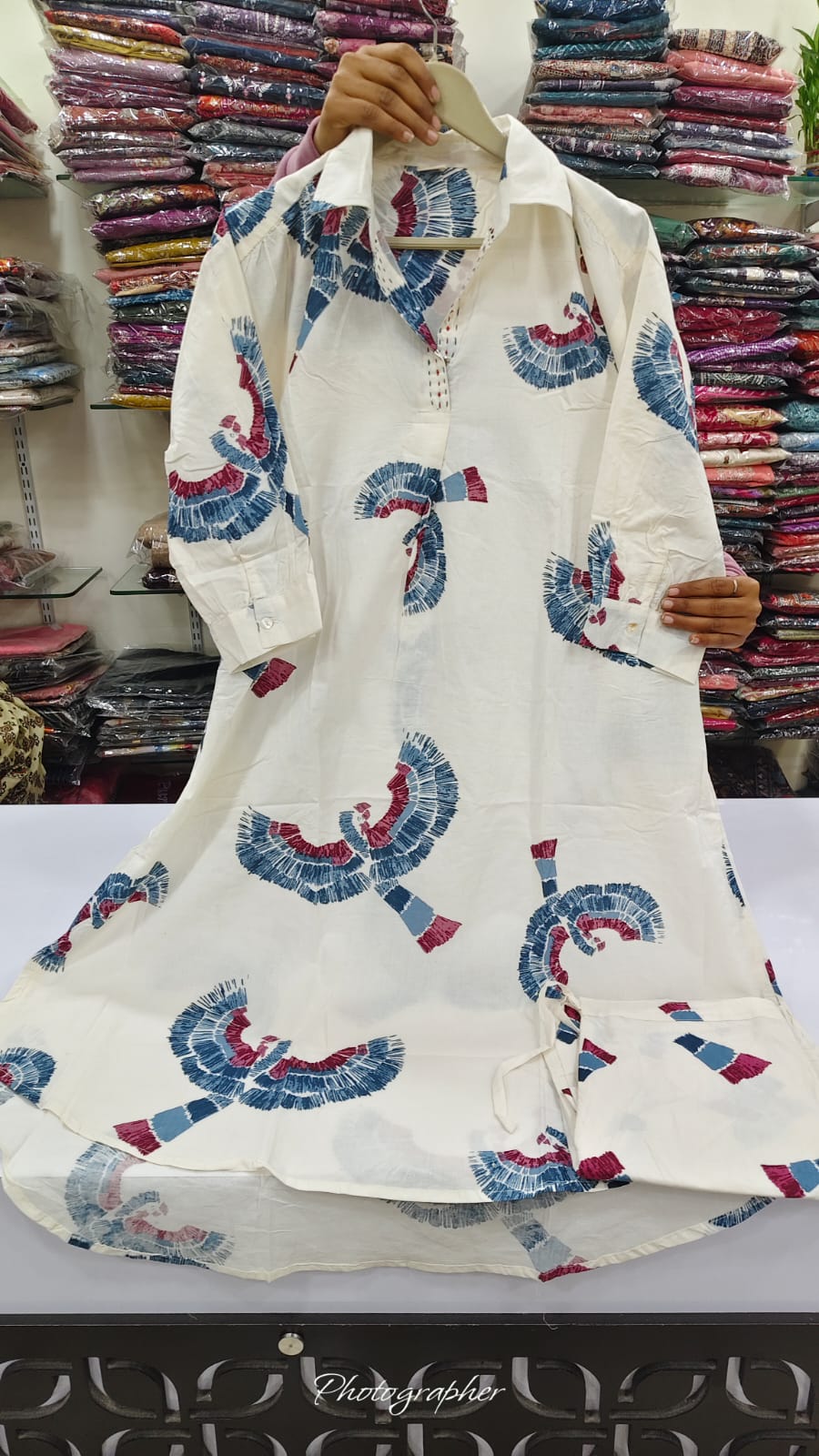 Pure cotton two piece cordset (A1875)