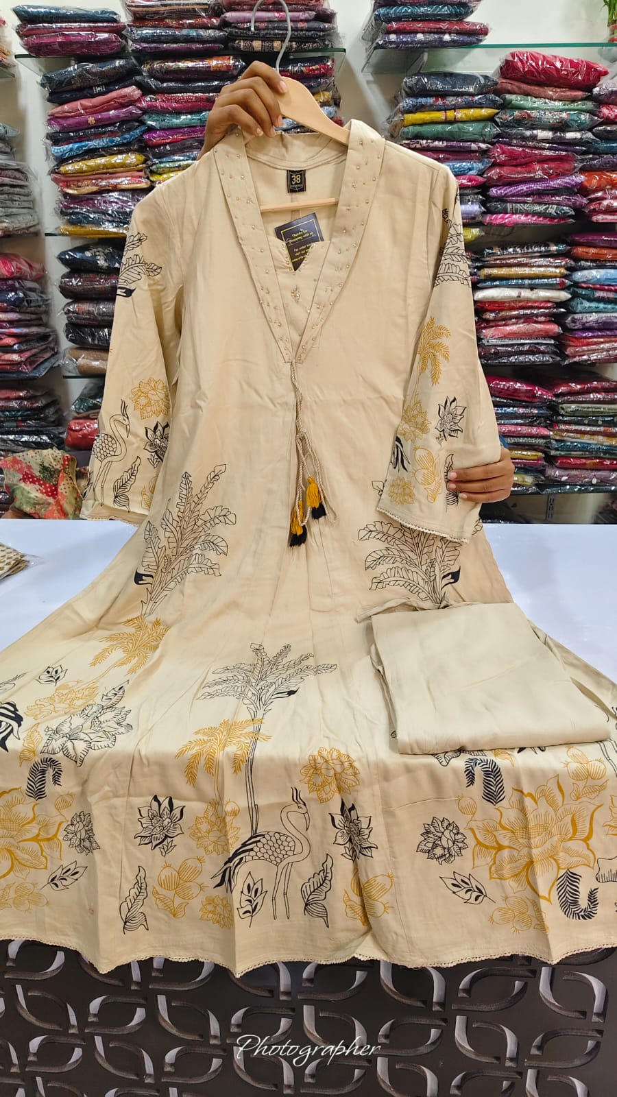 Cotton modal designer two piece cordset (A1991)