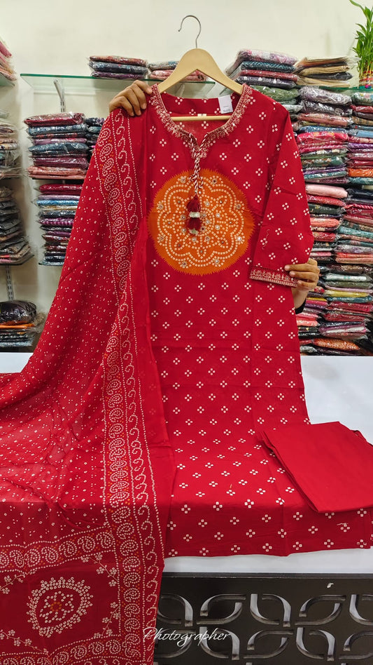 Pure cotton three piece set (B282)