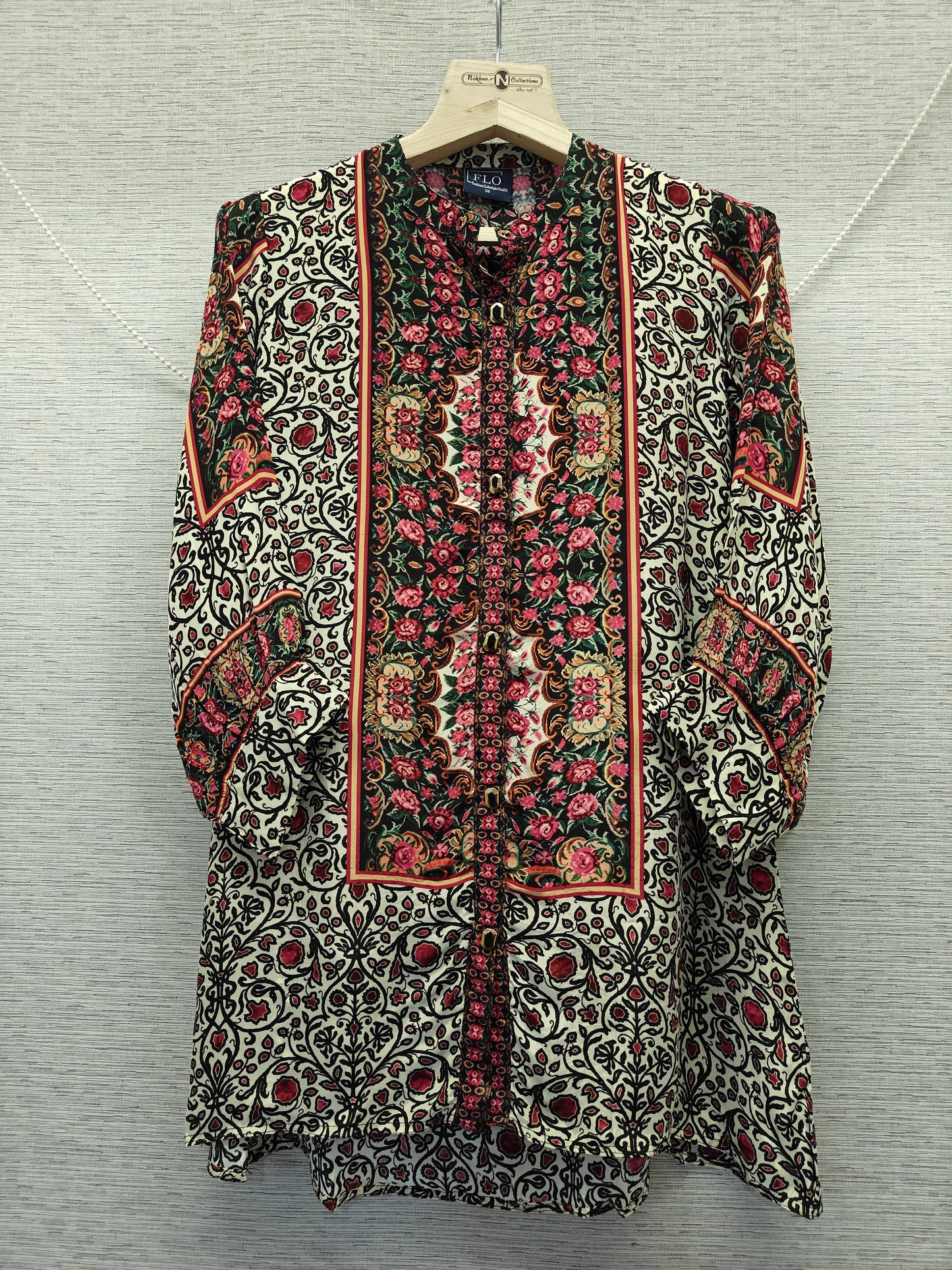 Pure crape smart shirt (B960)