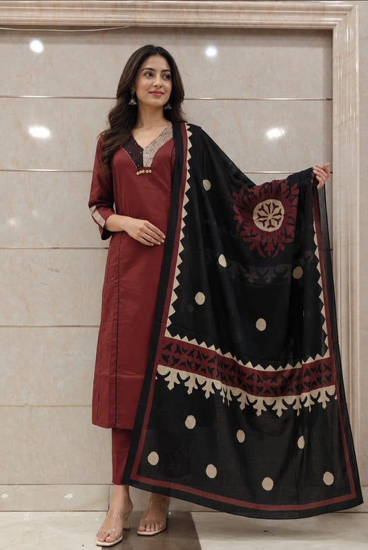 Pure cotton three piece set (B940)