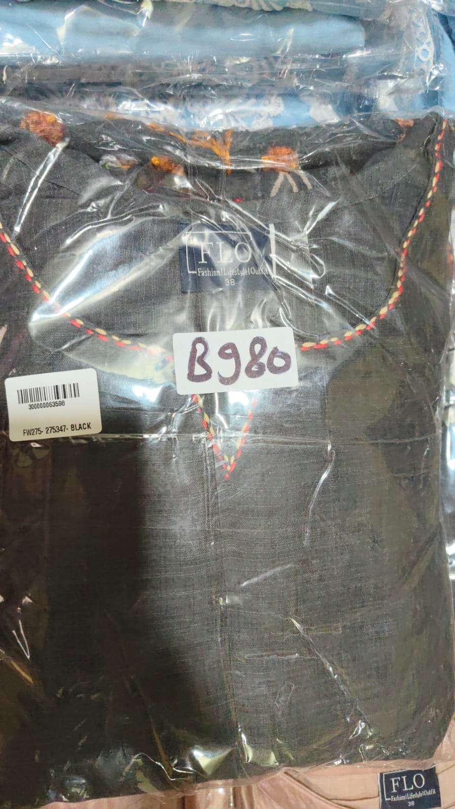 Soft chanderi A line pattern with full gitten work three piece (B980)