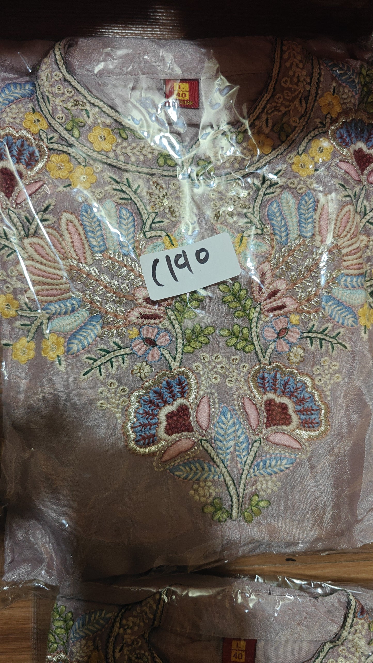 Chinnon with hand work two piece cordset (C190)