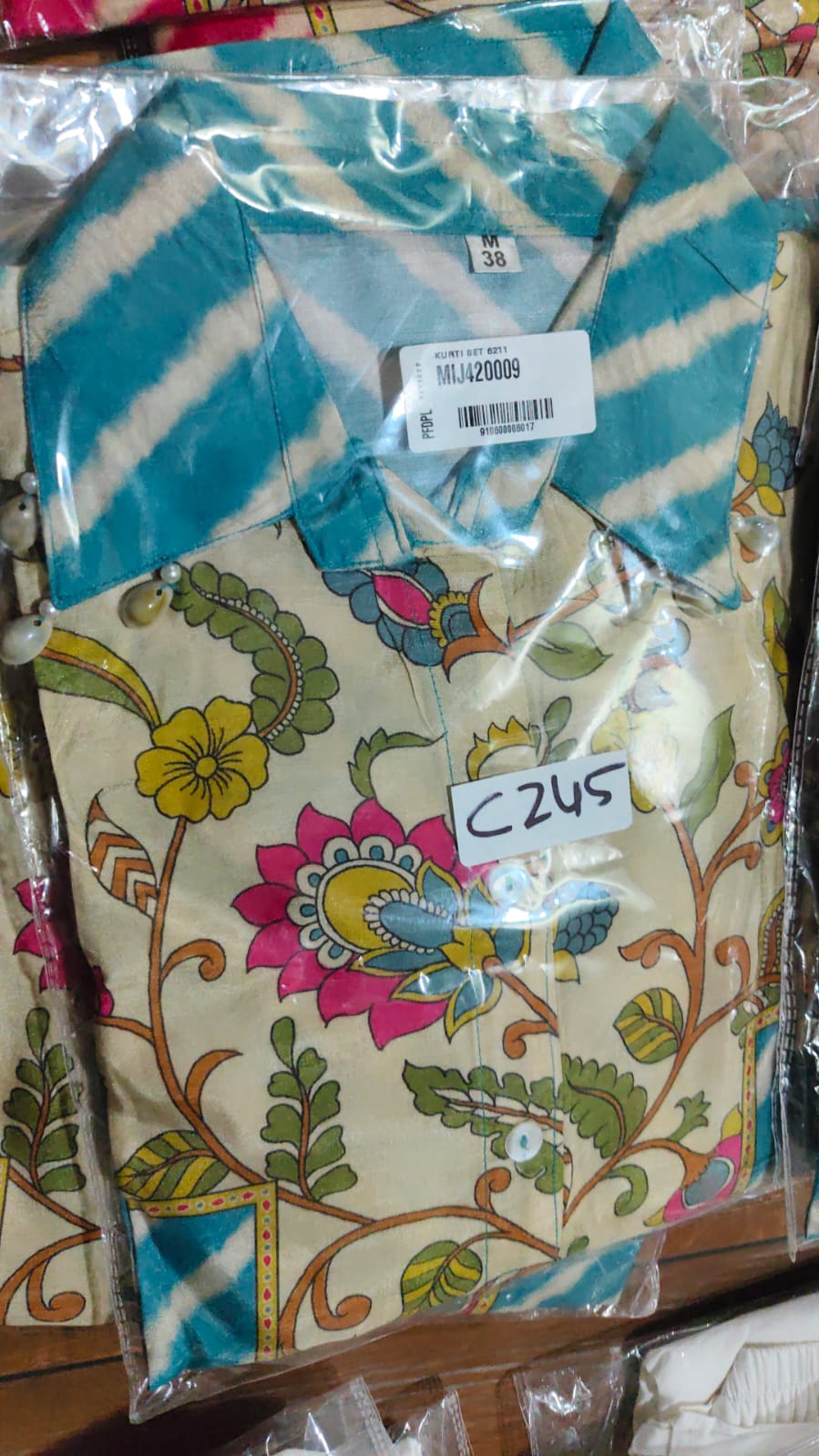 Pure muslin Lehriya two piece cordset (C245)