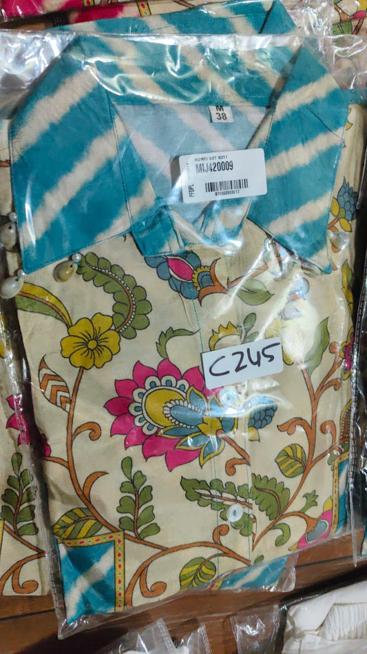 Pure muslin Lehriya two piece cordset (C245)