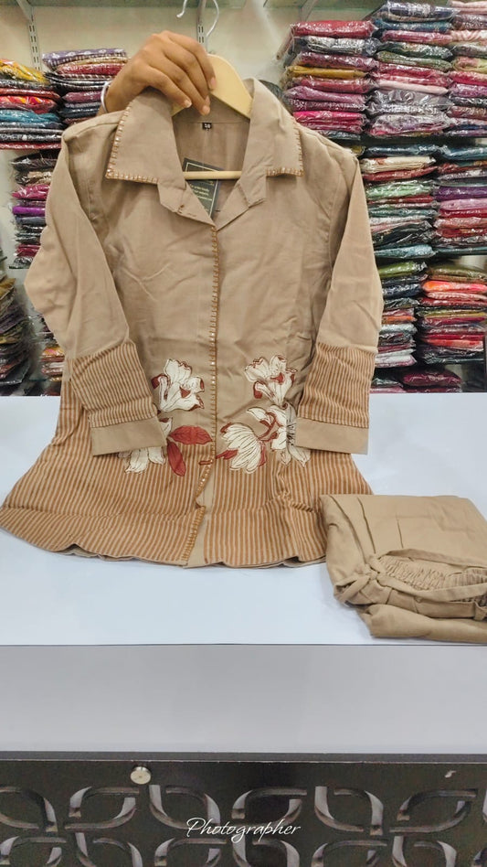Smart cotton two piece cordset (B637)