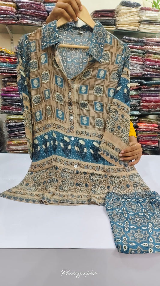Natural crape smart two piece cordset (C240)