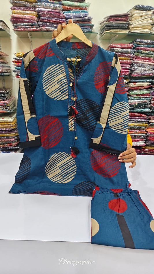 Pure cotton two piece cordset (B599)