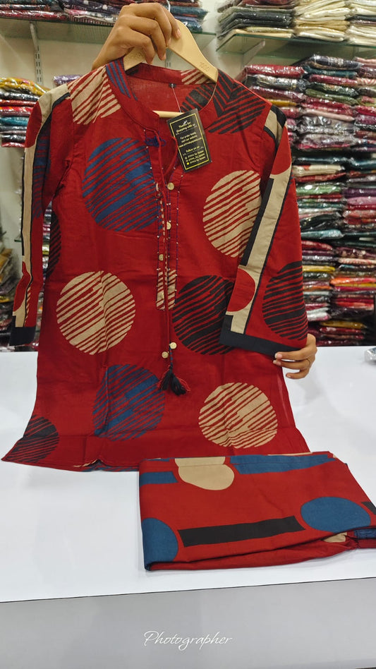 Pure cotton two piece cordset (B598)