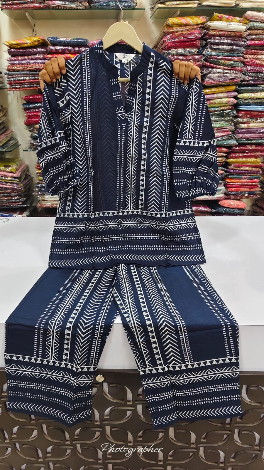 Smart pure cotton two piece cordset (C378)