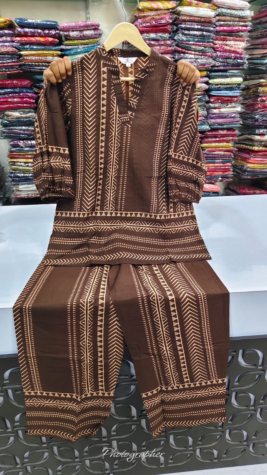 Smart pure cotton two piece cordset (C377)
