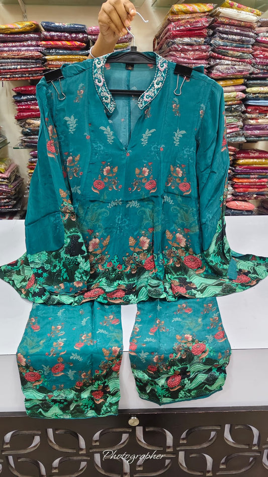 Natural crape smart two piece cordset (C355)