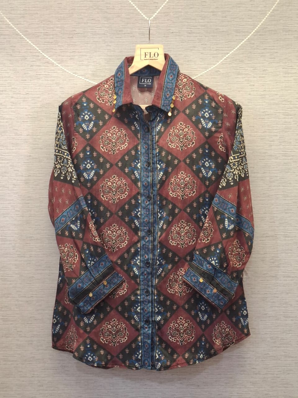 Smart crape shirt (C412)