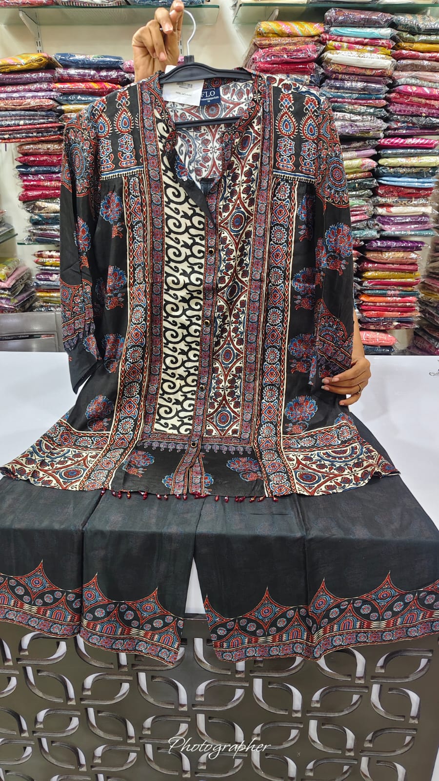 Natural crape smart two piece (C419)