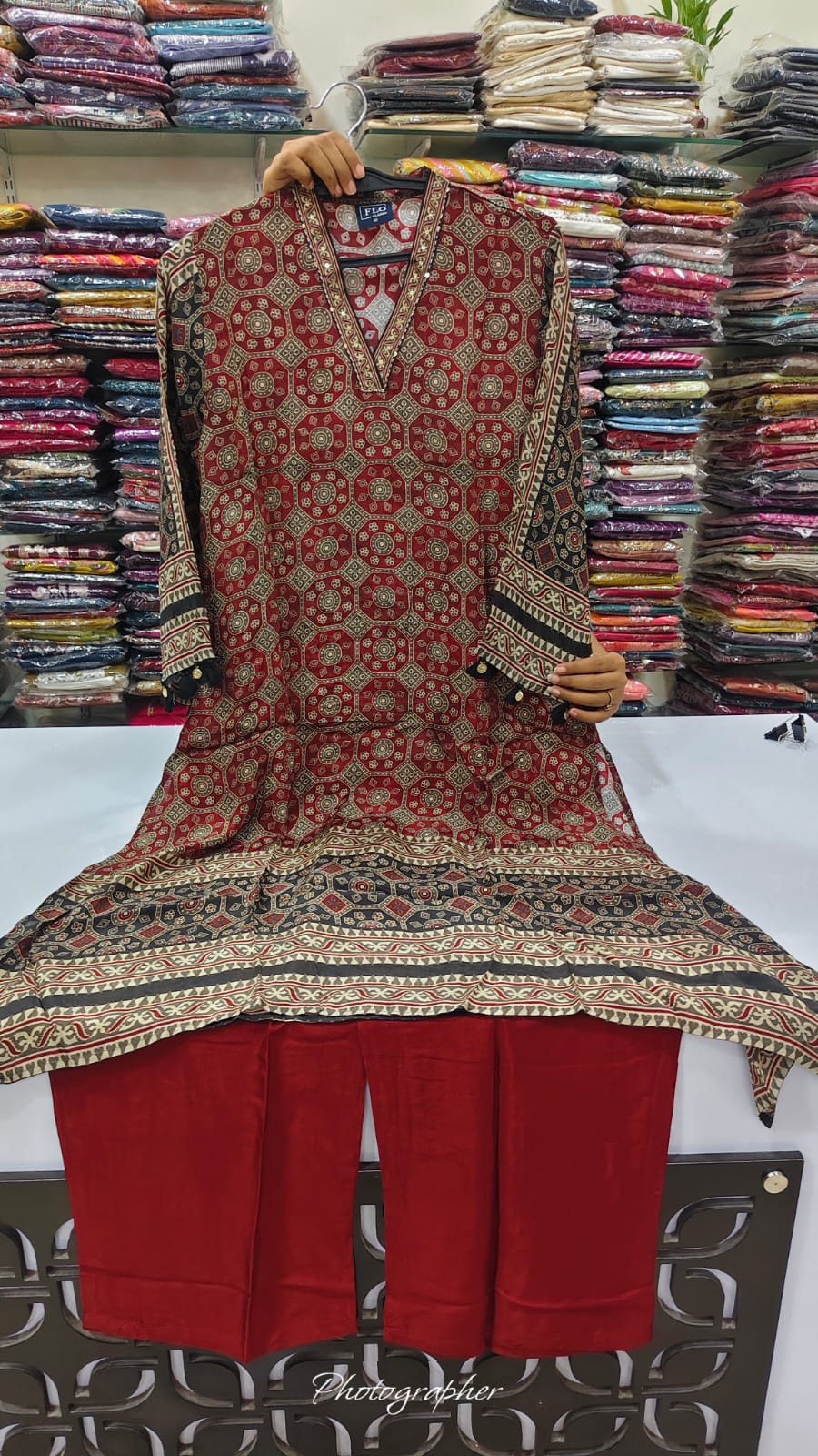 Natural crape smart two piece cordset (C418)