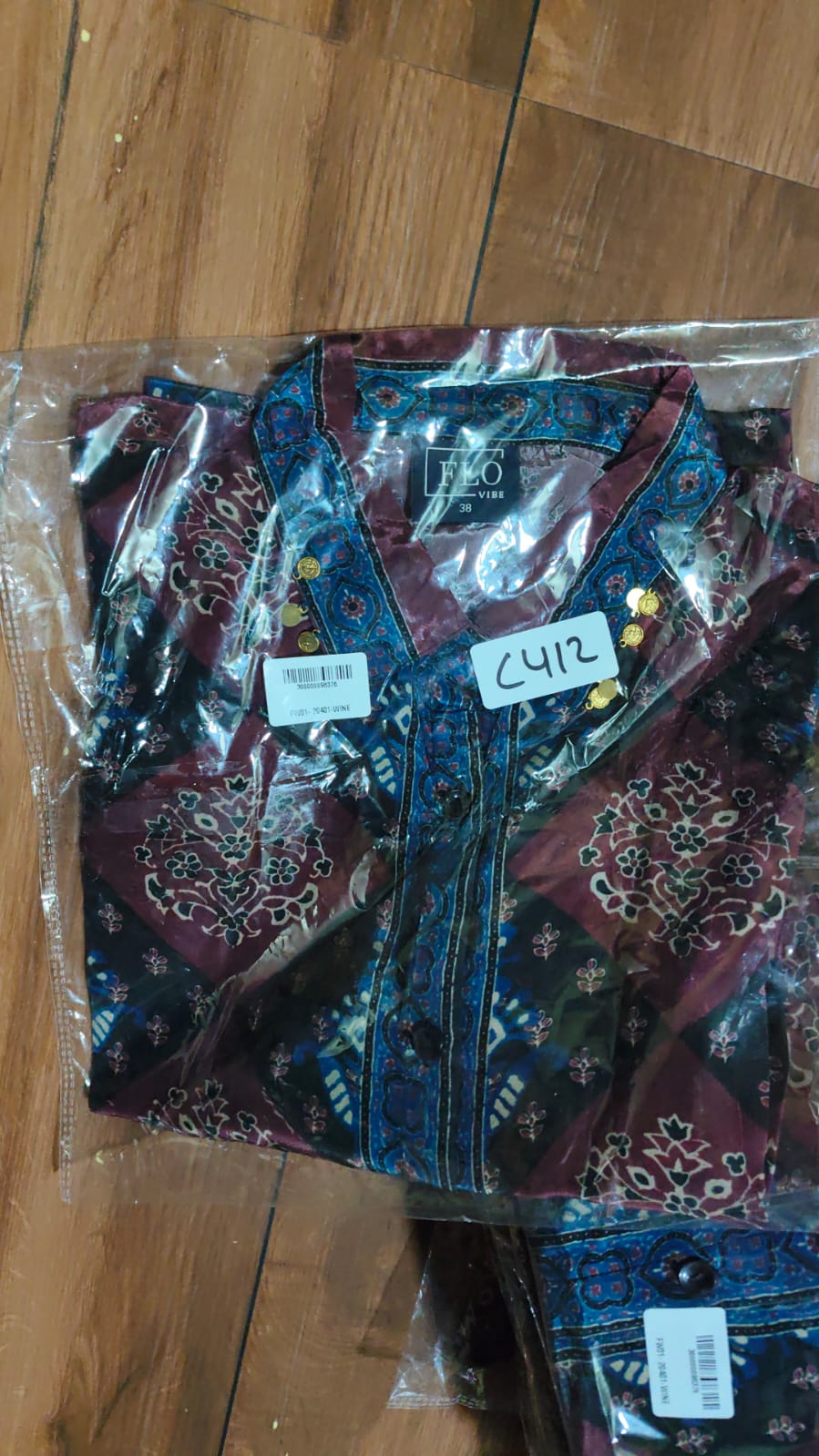 Smart crape shirt (C412)