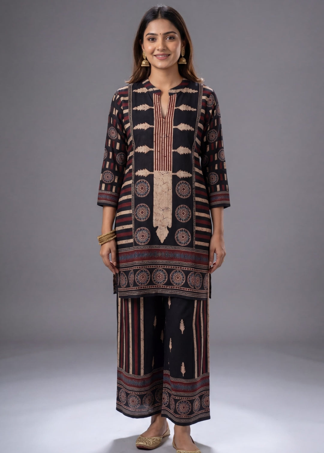 Soft cotton modal smart two piece cordset (C575)
