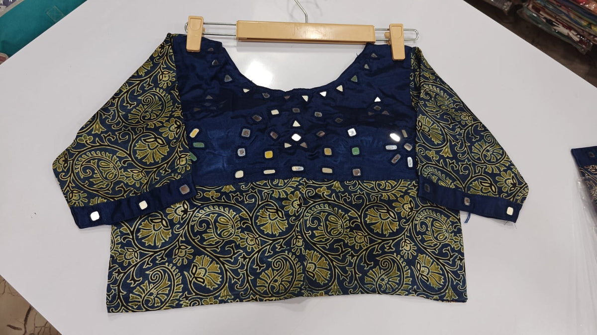 Mashroo silk with lining paded (F116)