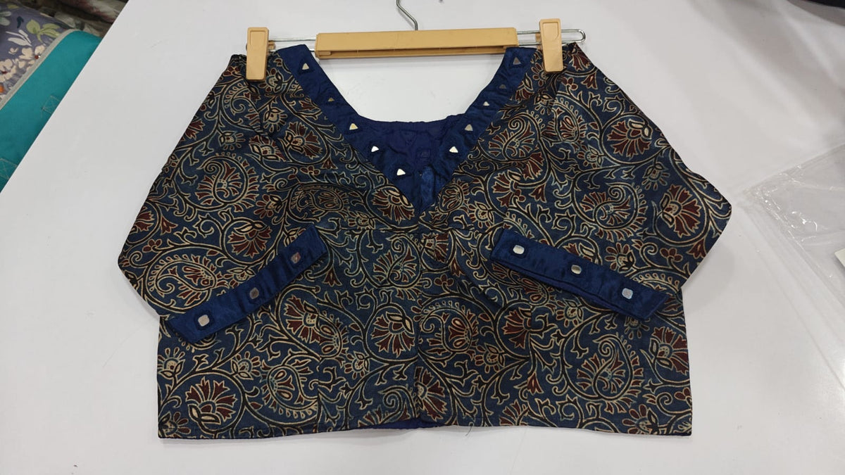 Mashroo silk with lining paded (F115)