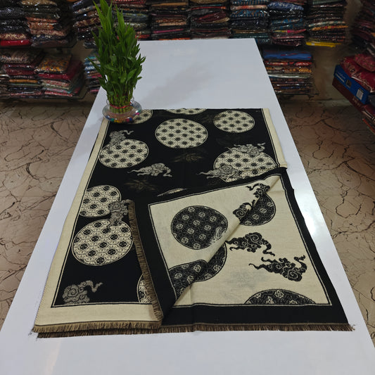 Premium imported soft reversible warm stole(Z15)