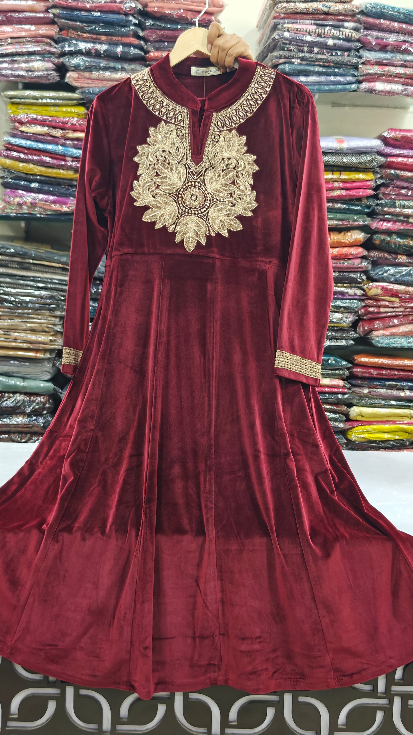 Premium super soft velvet Aline set(B19)