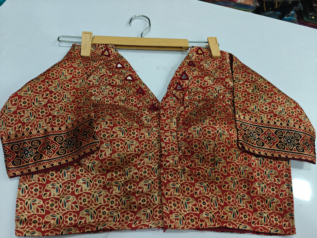 Mashroo silk with lining paded (F120)