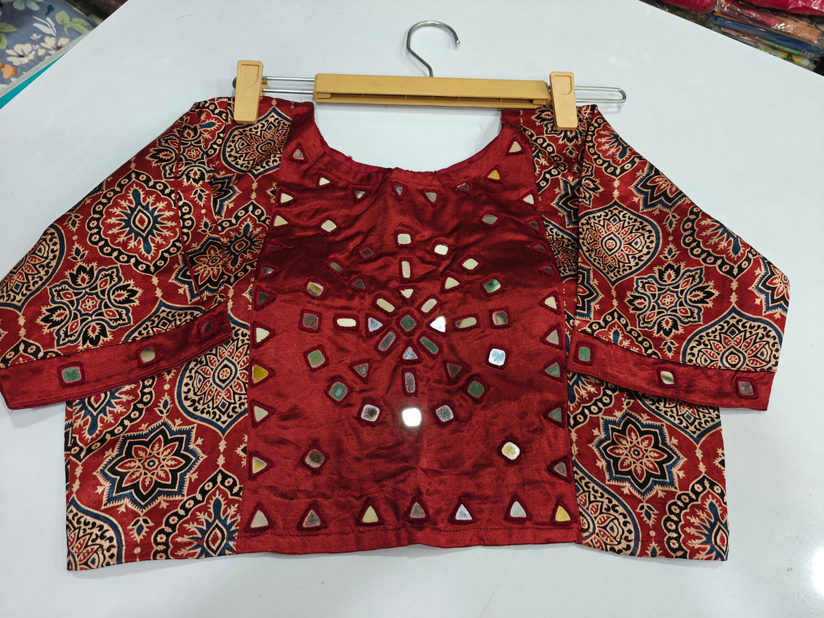 Mashroo silk with lining paded (F119)