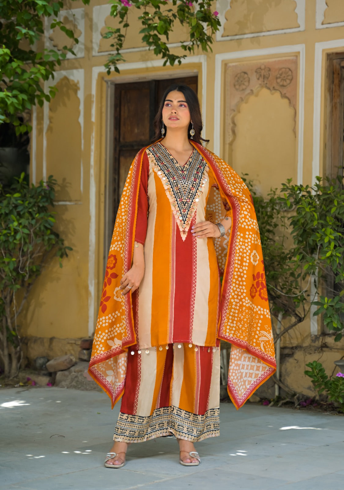 Natural crape smart two piece cordset (C448)