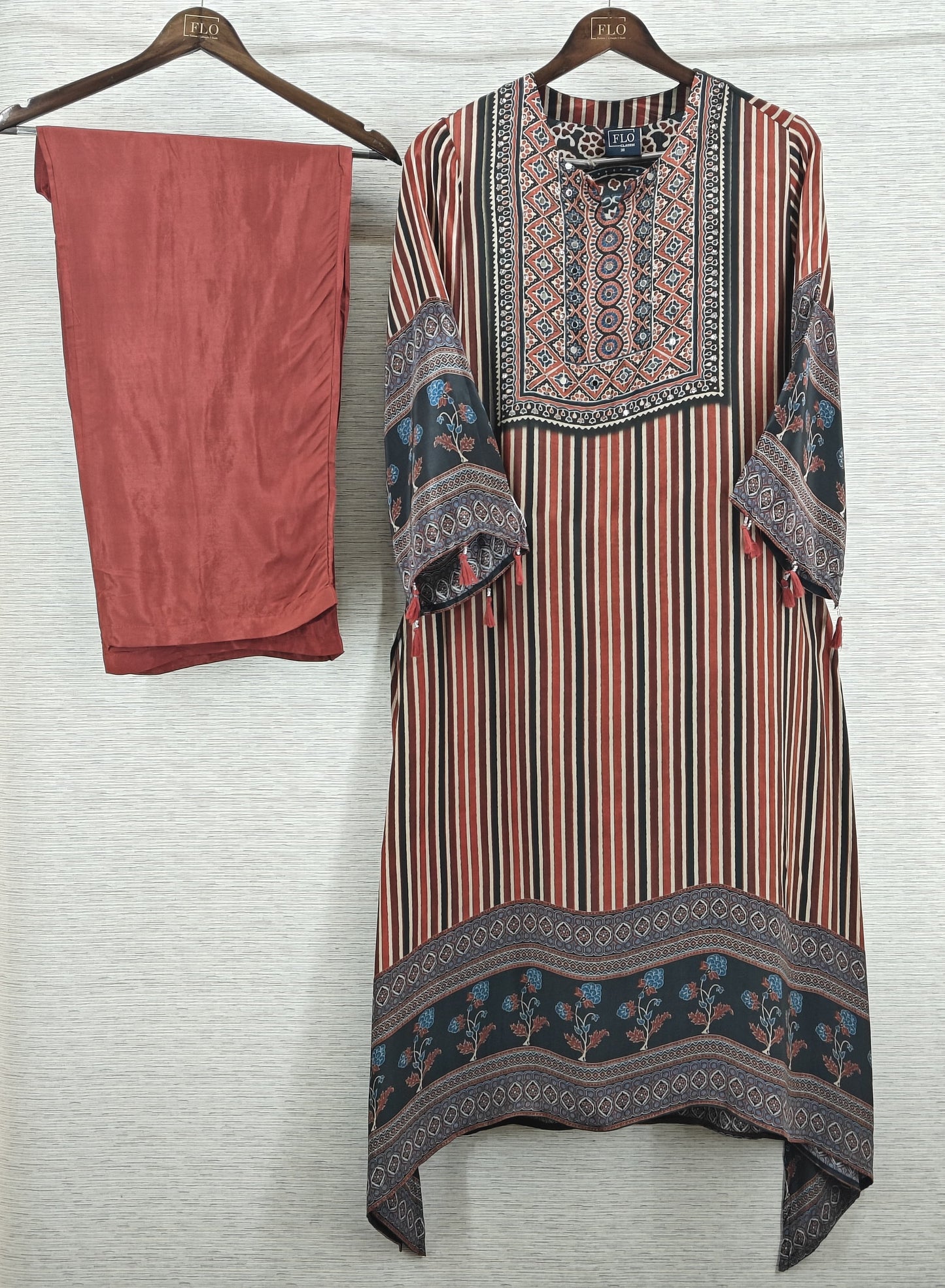 Natural crape smart two piece cordset (C553)