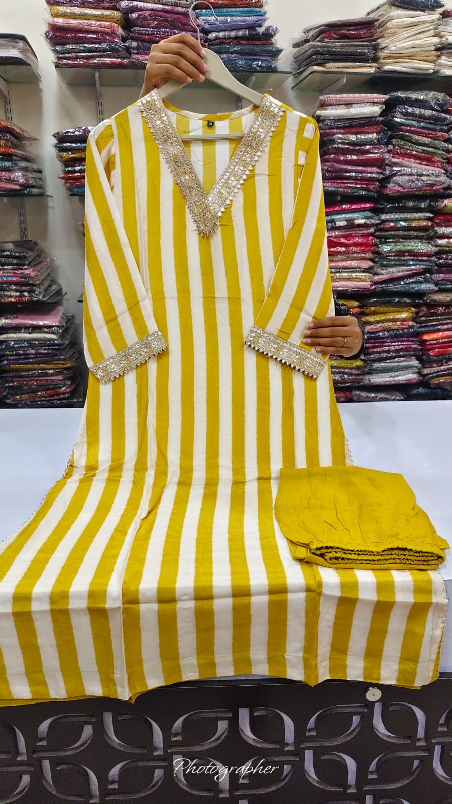 Natural crape smart two piece cordset (C324)