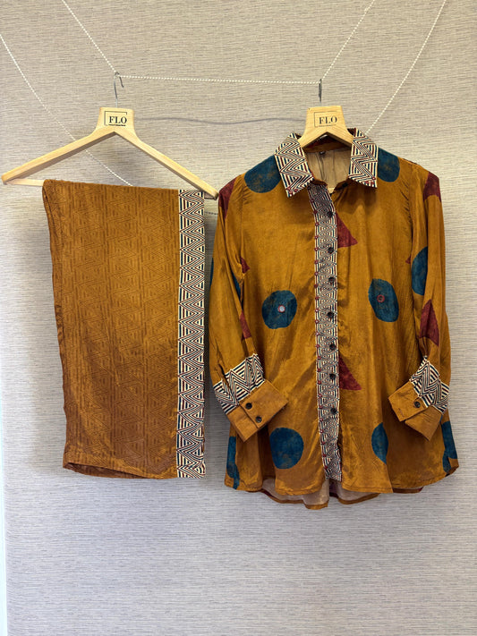 Natural crape smart two piece cordset (C196)