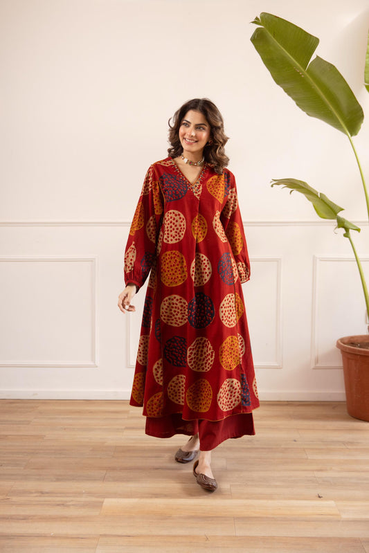 Cotton flex smart two piece cordset loose fit (B651)