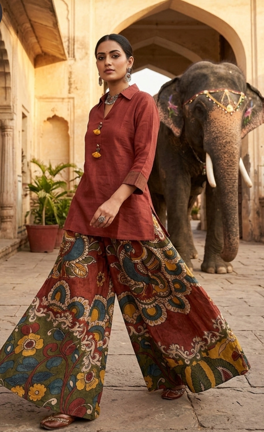 Pure muslin smart two piece cordset (B986)